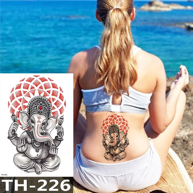 Waterproof Temporary Tattoo Sticker Sketch wolf heads pattern animals Water Transfer body art flash fake tatoo