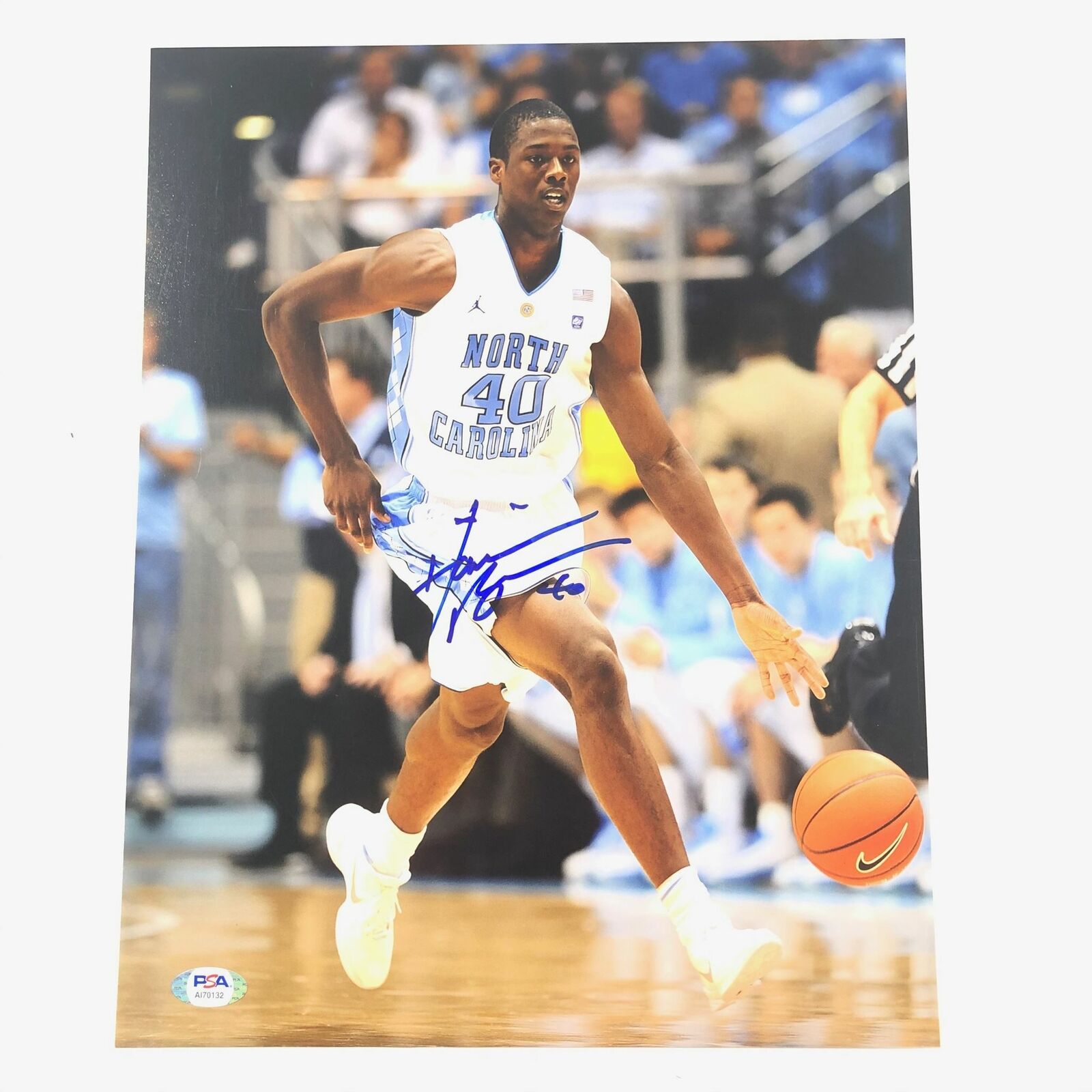 Harrison Barnes signed 11x14 Photo Poster painting PSA/DNA Golden State Warriors Autographed