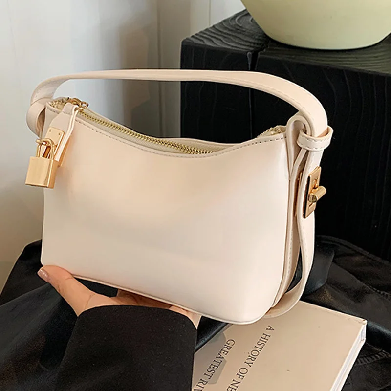 Modische Unterarm-Handtasche aus PU-Leder für Damen