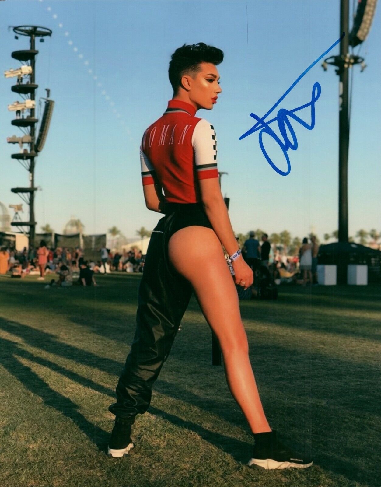 James Charles YouTube Covergirl Model Signed 8x10 Autographed Photo Poster painting COA 2