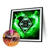 Fußball Borussia Mönchengladbach - Rundbohrer Diamond Painting - 40*40CM