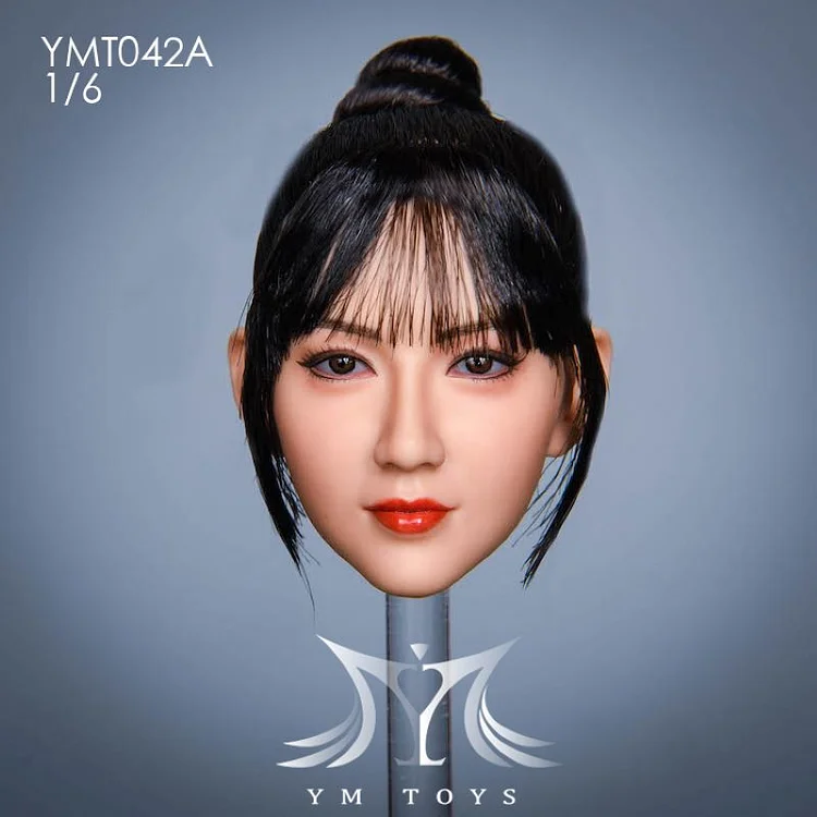 YMTOYS 1/6 YMT042 Ruyi Female Soldier's Head Sculpture Fit 12inch Female Plain Body-aliexpress