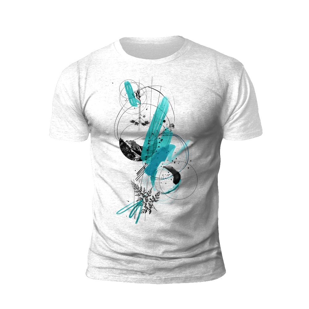 Aquatic Symphony: Teal Tunes T-shirt