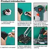 60W Soldering Gun Kit for 0.8-1.2 Tin Wire Handheld Soldering Iron Welding Gun