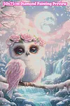 Luxury AB Velvet Diamond Painting Kit - Cute Owl