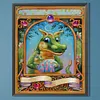 Diamond Painting -DIY Round Partial AB Drill Dragon Mother Son(45x55cm)