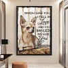 Vintage Chihuahua Poster-11CT Stamped Cross Stitch 40*60cm(Big Size)