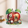 Diamond Painting Acrylic Apple Cottage Tabletop Ornaments Kit