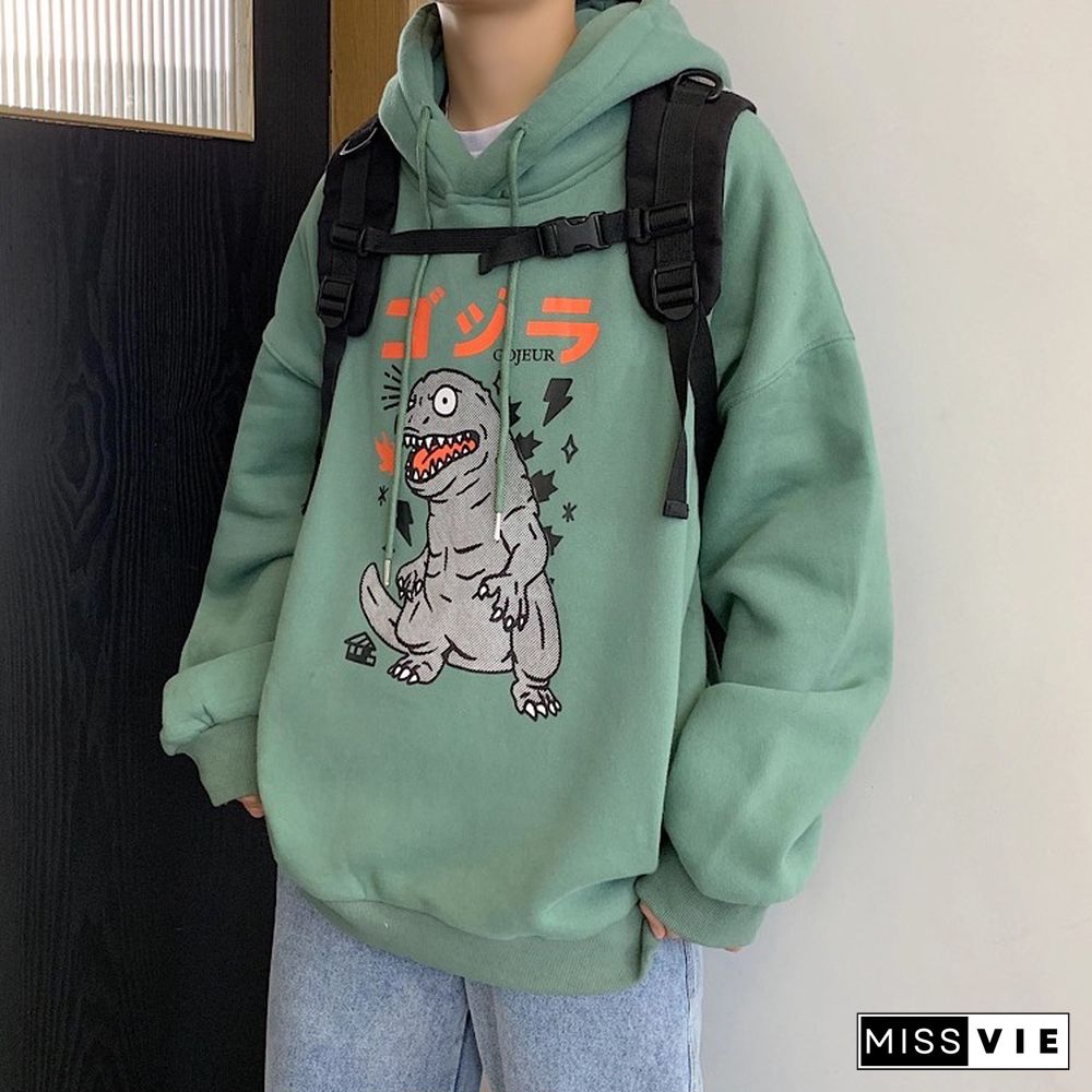 Hooded Loose Sweatshirt