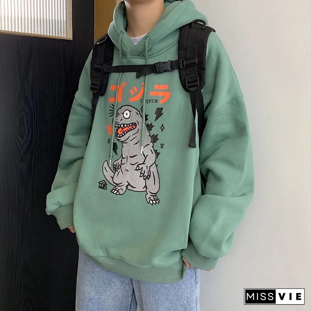 Hooded Loose Sweatshirt