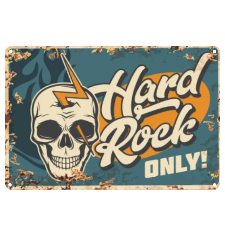 Hard Rock - Vintage Tin Signs/Wooden Signs 8*12Inch/12*16Inch