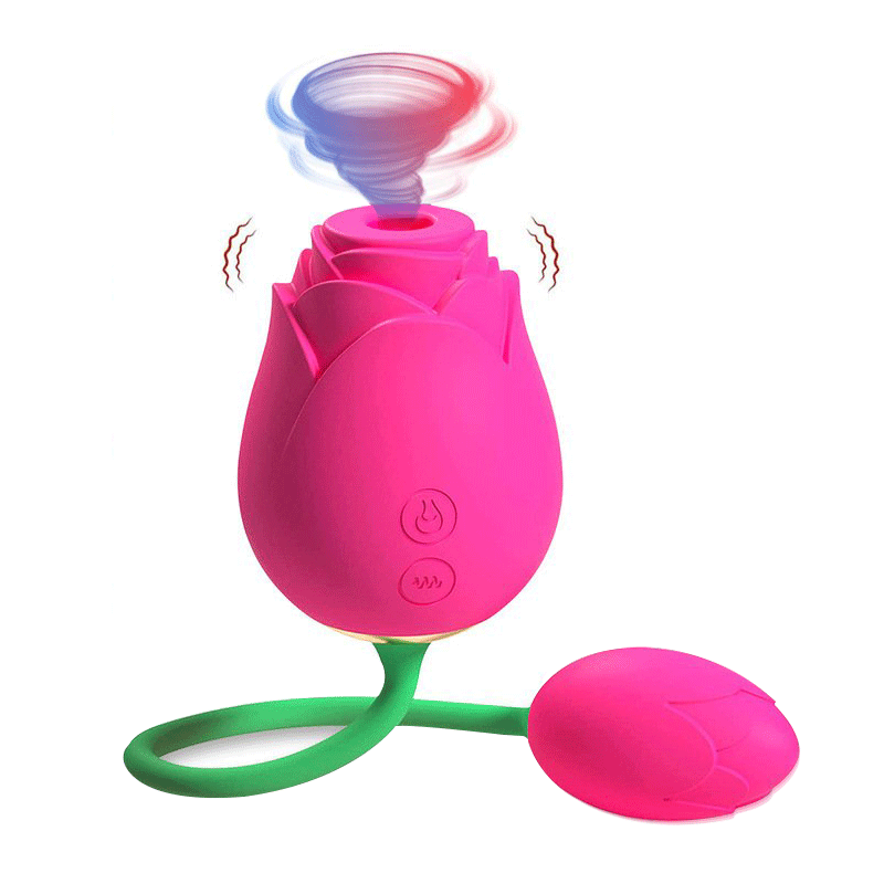 The Rose Toy G Spot Stimulator With Suction - Rose Toy