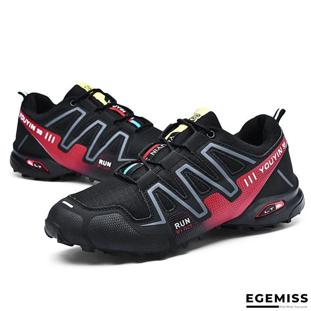 new large size outdoor mountaineering shoes men's shoes breathable shock absorption sports hiki | EGEMISS
