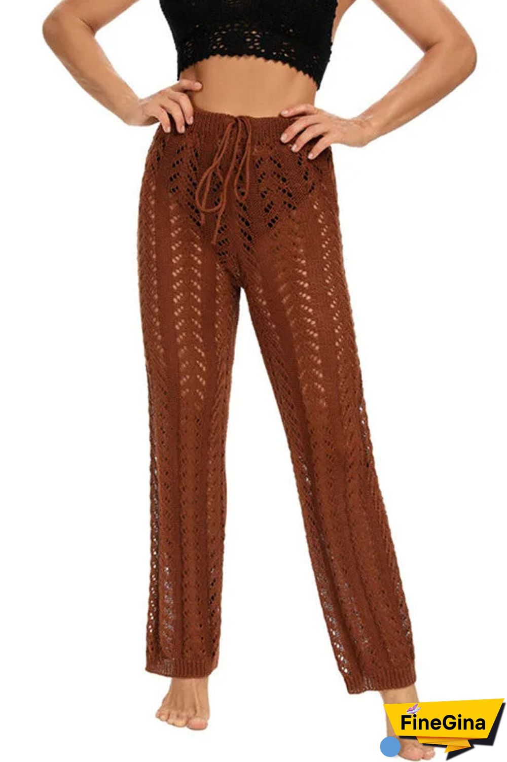 Boho Crochet Trousers