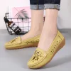 Women's hollow soft leather breathable moccasins sandals 2022