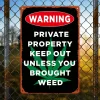 Warning Private Property Keep Outv - Vintage Metal Signs(12*16Inch) - Warning