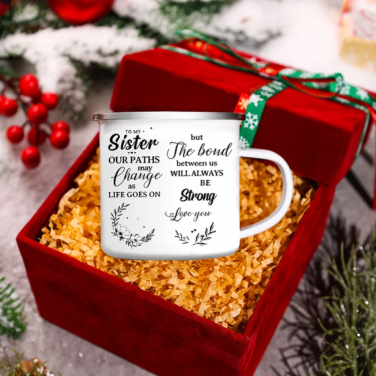 Personalized Photo Mug-Custom Set With Gift Box To My Sister Birthday Gift Ceramic Coffee Mug for Sister