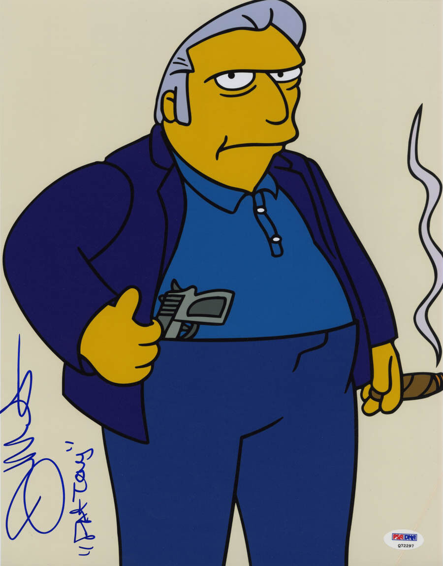 Joe Mantegna SIGNED 12x14 Photo Poster painting VOICE FAT TONY The Simpsons PSA/DNA AUTOGRAPHED