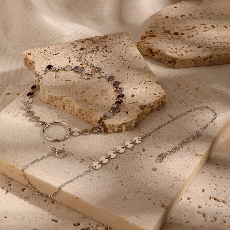 925 Sterling Silver Bracelets Minimalist