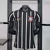 Joyfball 2025/2026 Player Version Corinthians Black Football Jersey 1:1 Thai Quality（The player version jersey is a bit tight, please pay attention to the size selection）