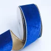 Velvet Golden Wire 5 / 6.3cm x 10 yards Christmas Gift Wrapping Ribbon