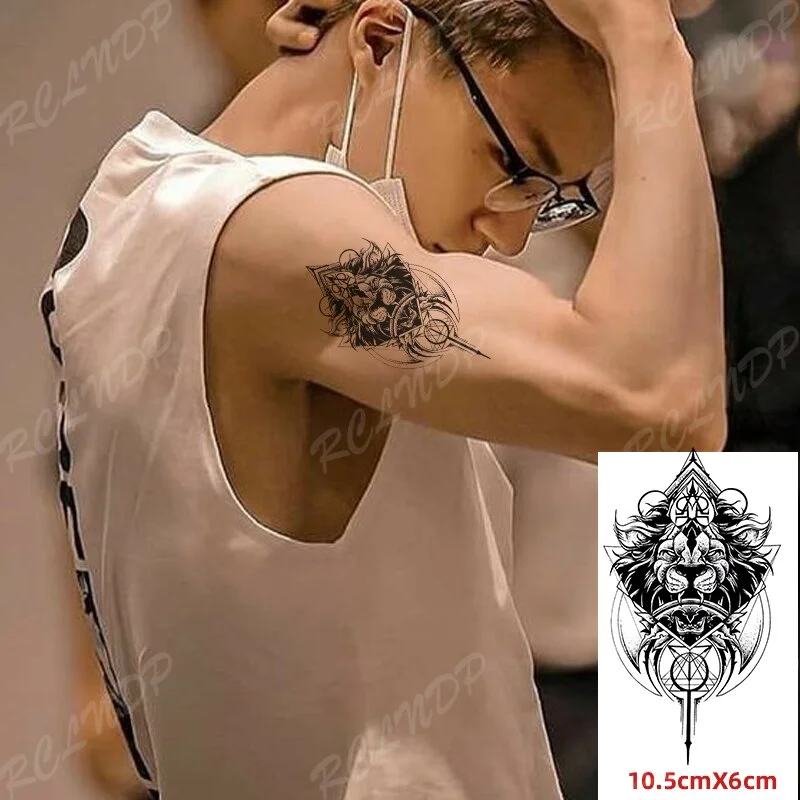 Waterproof Temporary Tattoo Sticker Shark Big Fish Anchor Sea Animal Body Art Flash Tatto Fake Tatoo for Women Men