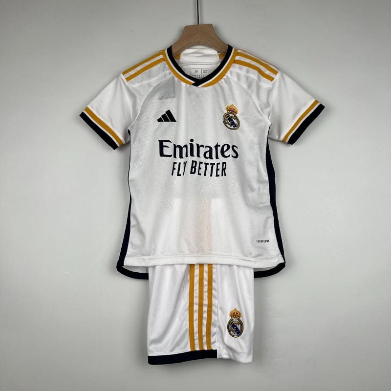 23-24 Kids Real Madrid Soccer Jersey Home