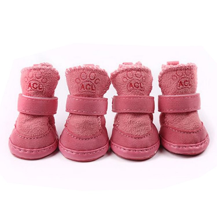 Wool Dog Warm Snow Boots (4 pcs)