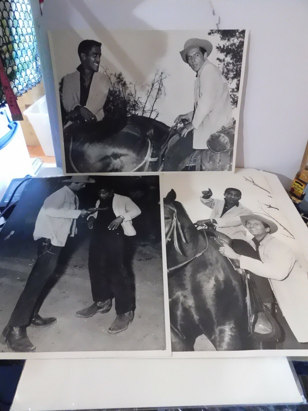 Sammy Davis Jr. 13.5X10.5 set of 3 original Photo Poster paintings A Maverick Life The Jack S2