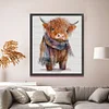 Cute Yak - 18CT Stamped Cross Stitch - 40*45cm - Animal