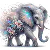 Flower Elephant-11CT Stamped Cross Stitch 45*45cm tapestrymarket