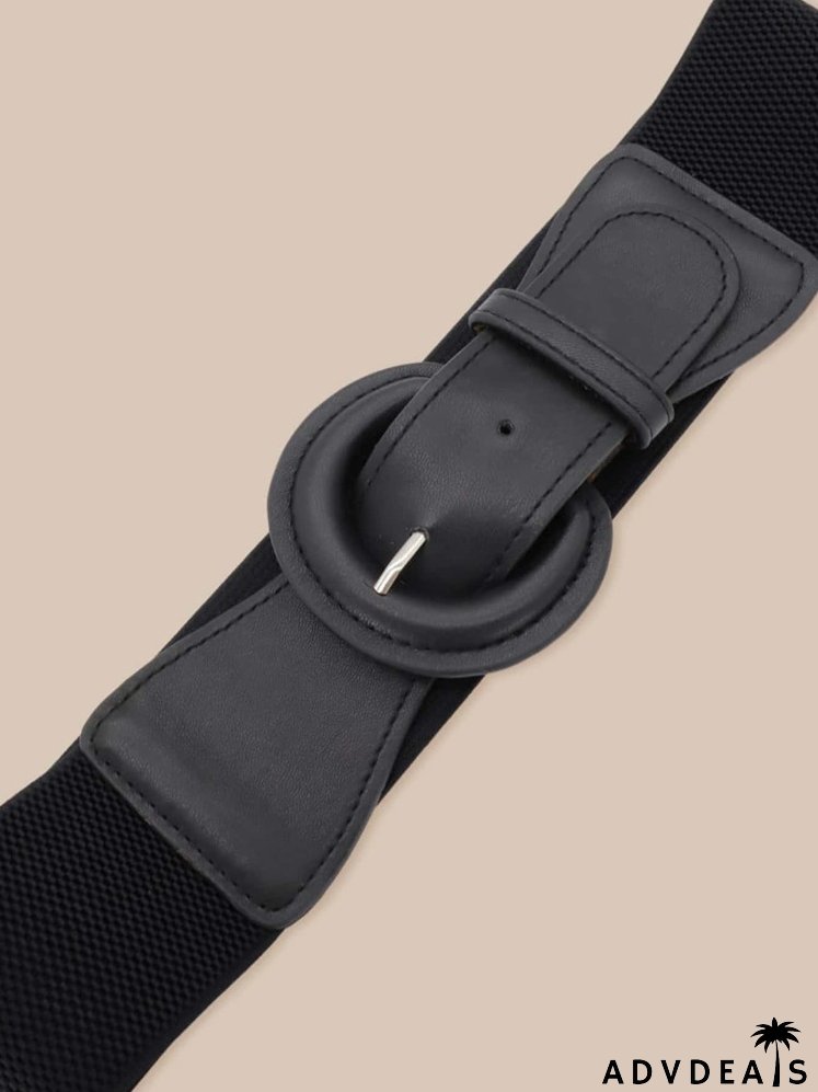Black Wide Belt