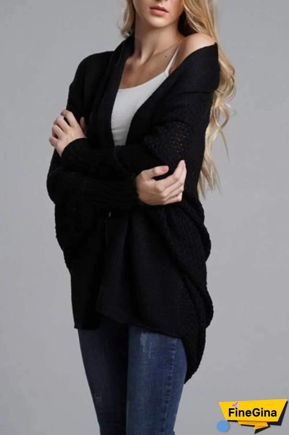 Commuter Bat Sleeve Cardigan