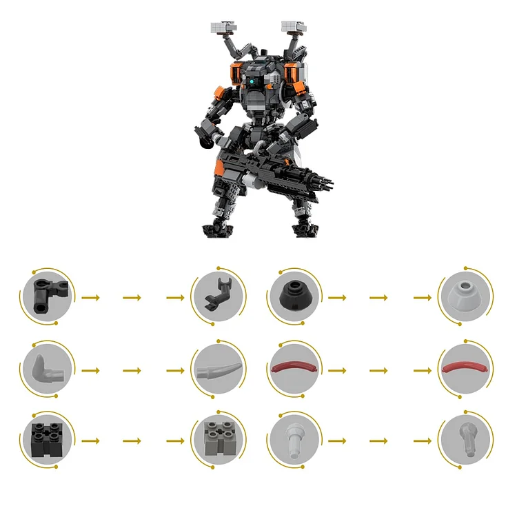 Titanfall BT-7274 Vanguard-class Titan From Titanfall 2 Mech -  Israel