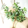 3 Stems Artificial Milan Leaf Greenery Plant