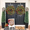 🔥Last Day 49% OFF🌲Christmas Berry Oak Leaf Wreath-mysite-Adracos