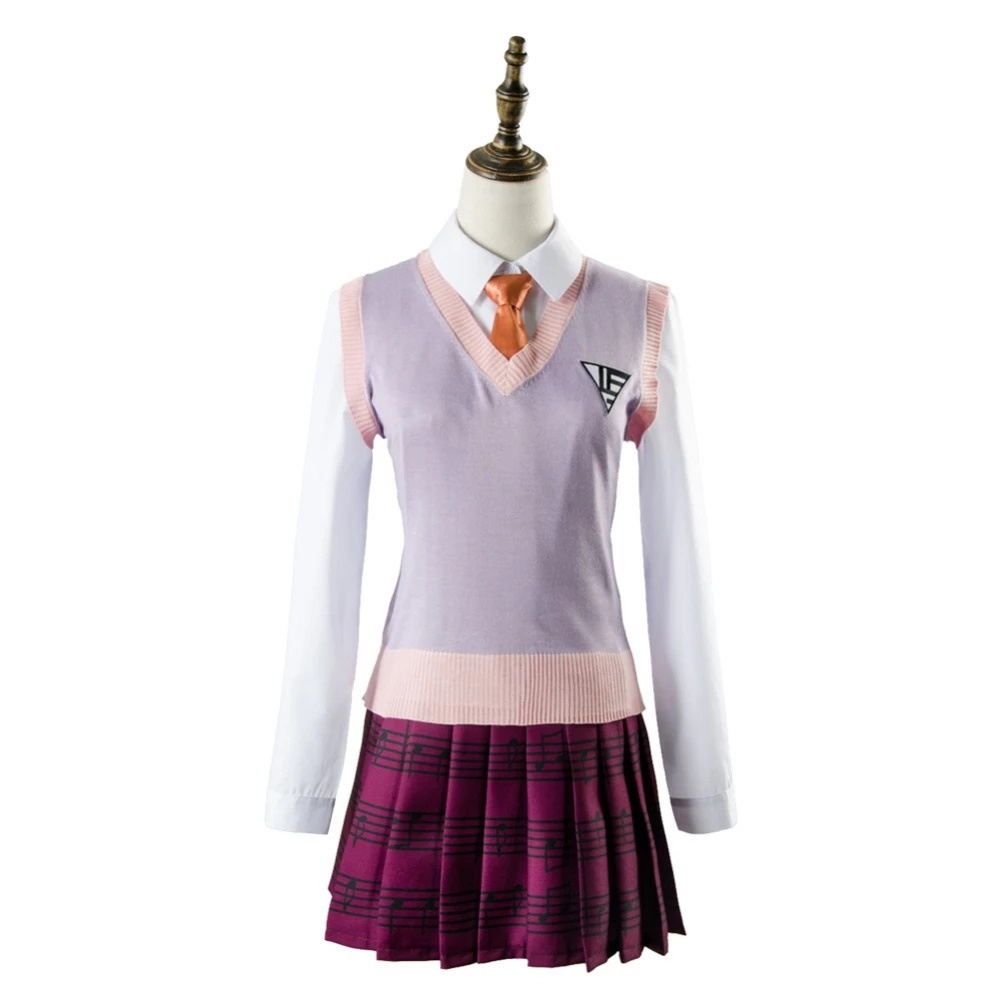 Danganronpa 3 Akamatsu Kaede Outfit Dress Cosplay Costume