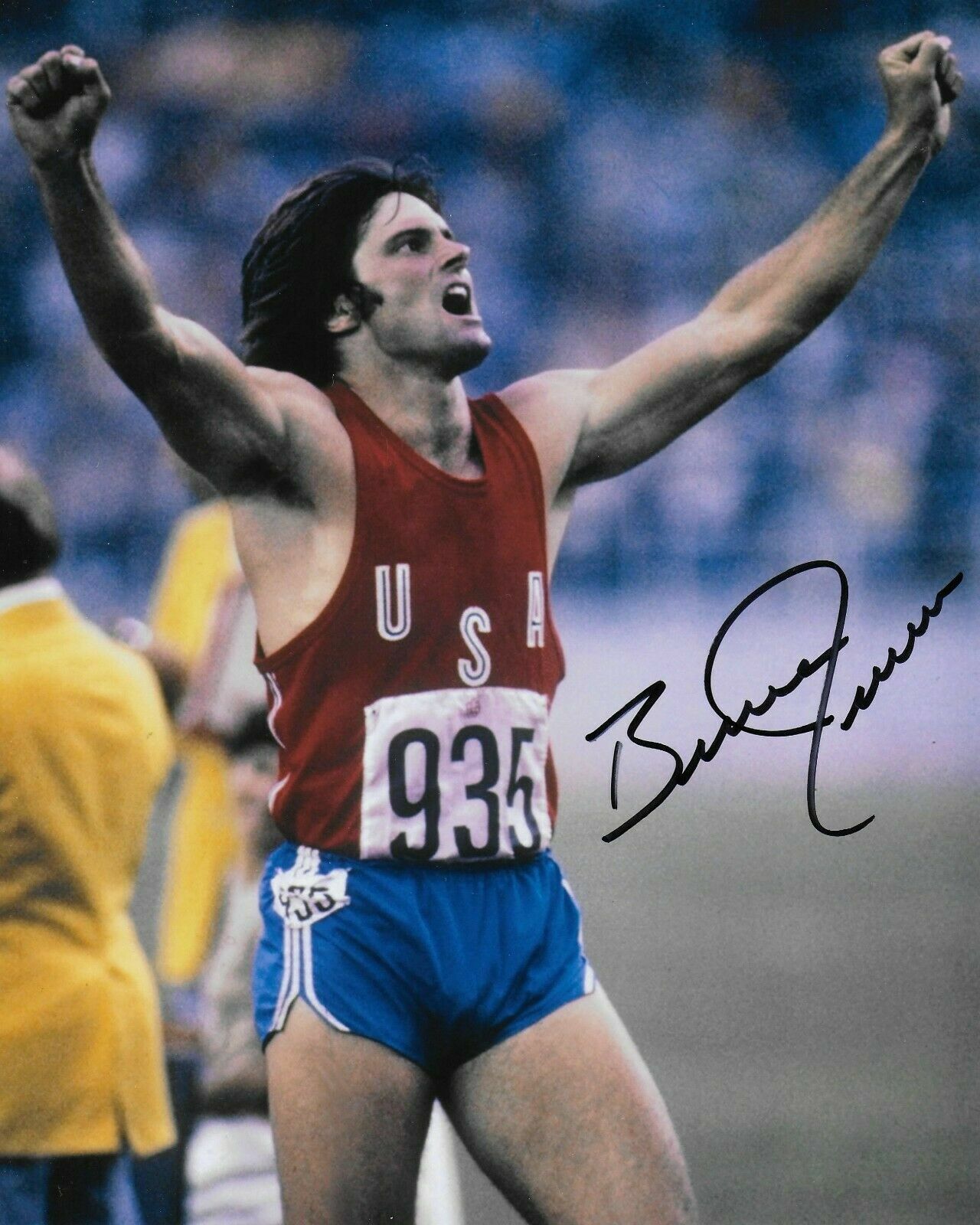 Bruce Jenner Autographed Signed 8x10 Photo Poster painting ( Team USA ) REPRINT