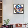uk.everydayedeals Diamond Painting - Round AB Drills - Xmas Snowman(45*45cm)