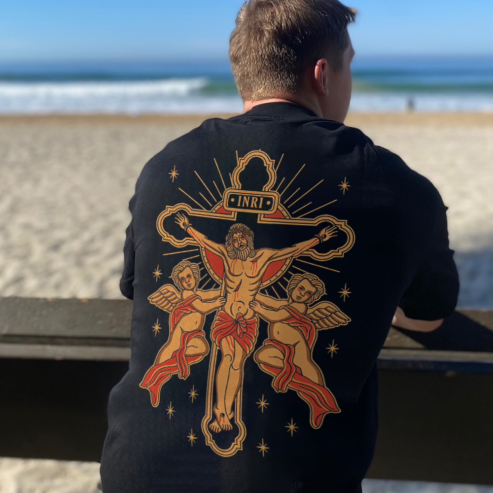 Unisex Printed Oversized T-Shirt
