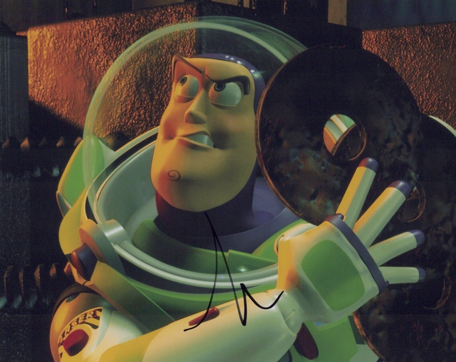 Toy Story Buzz Lightyear 8x10 Photo Poster painting signed by actor Tim Allen