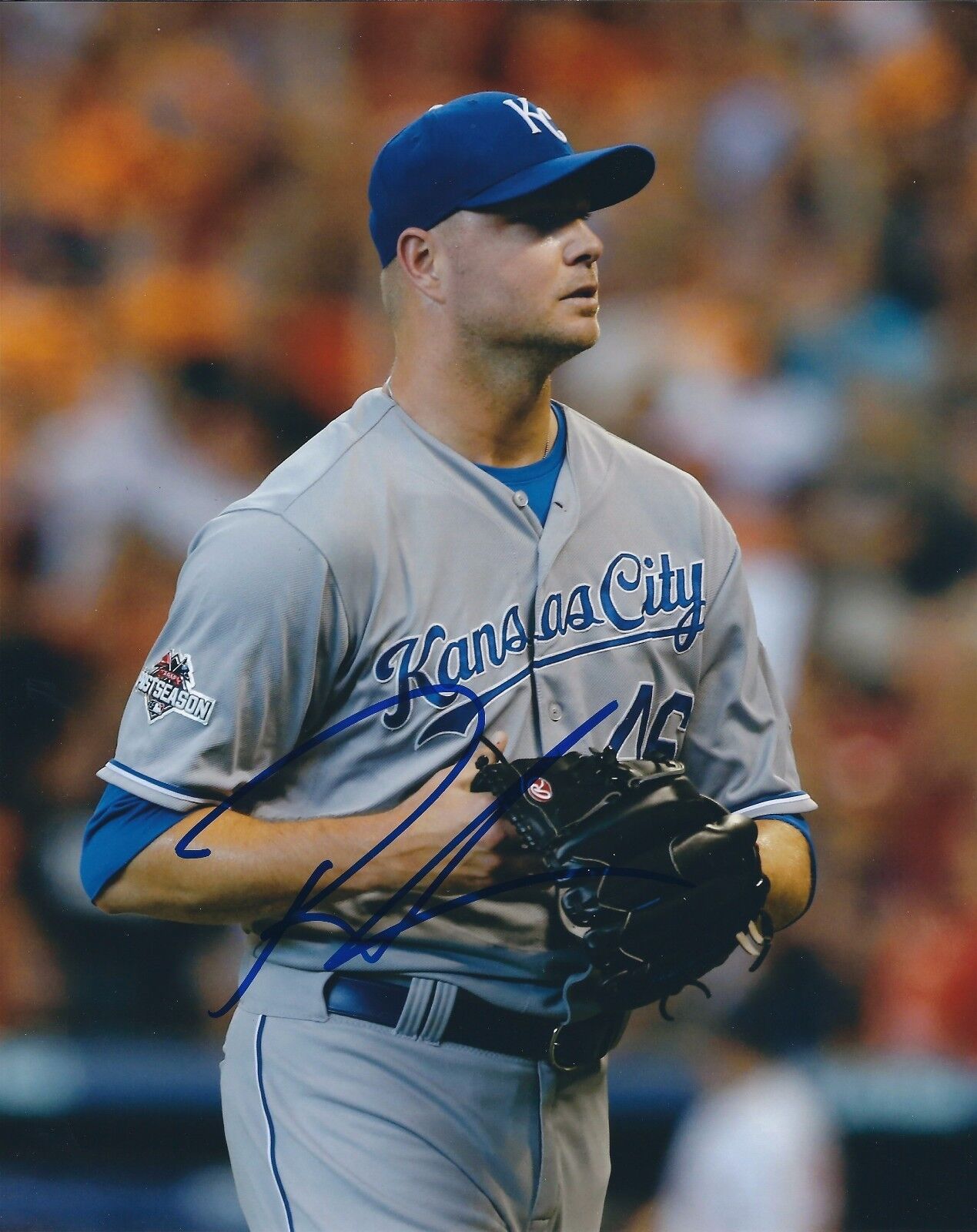 Autographed RYAN MADSON Kansas City Royals Photo Poster painting -COA