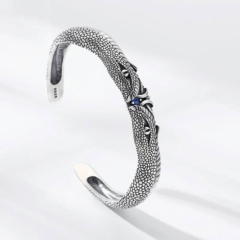 925 Silver Vintage Glutton Adjustable Bracelet