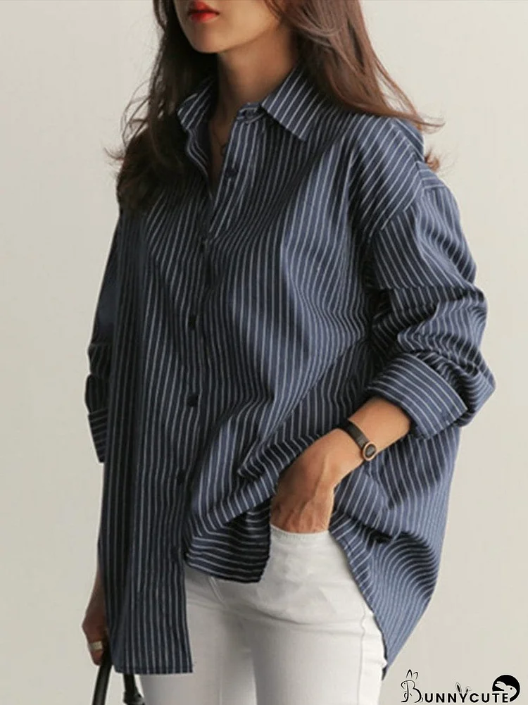 Striped Oversized Shirt