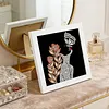 Silhouette automnale sp&eacute;ciale en forme 5D bricolage partiel en diamants avec des kits d&rsquo;art de pierres pr&eacute;cieuses avec cadre peintures de diamants art