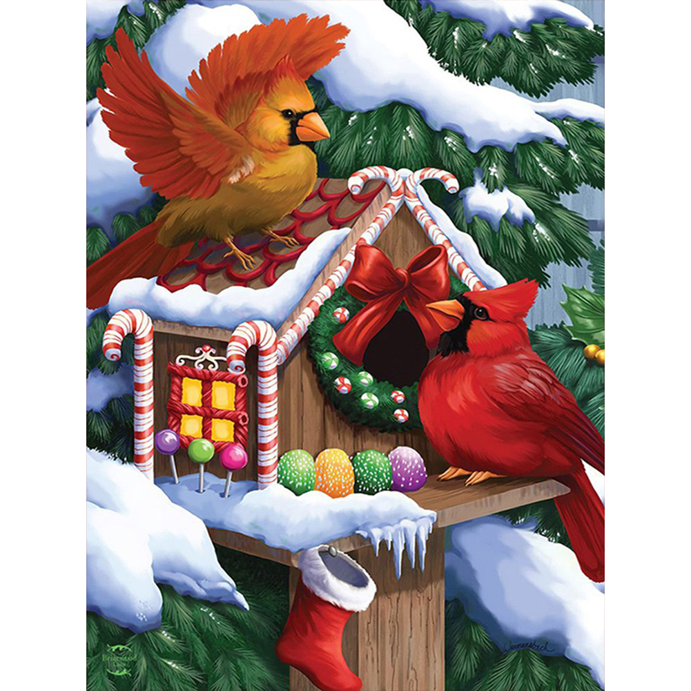 

Christmas Nest - Round Drill Diamond Painting - 30*40CM, 501 Original