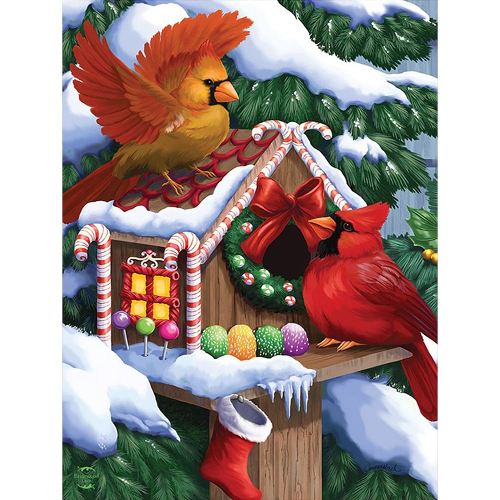 Bird - Full Round - Diamond Painting(30*40cm)