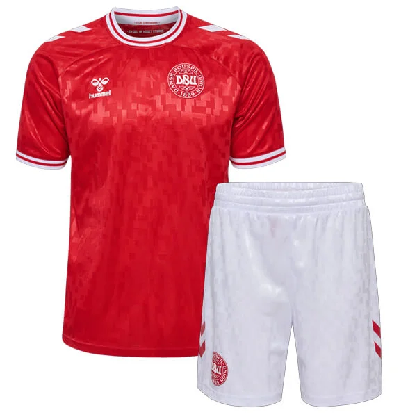 Dänemark Heimtrikot Kinder Minikit UEFA EM 2024