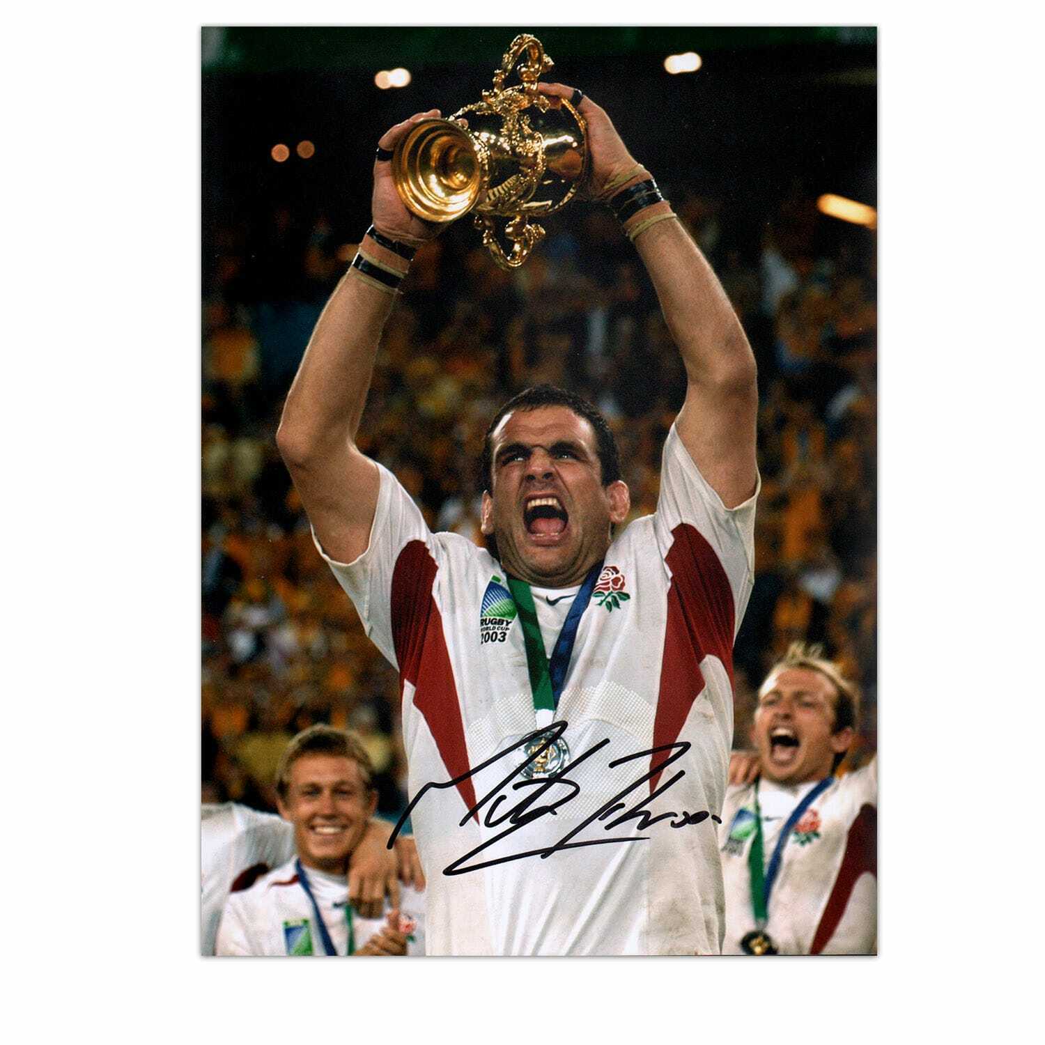 Martin Johnson Signed England Rugby Photo Poster painting: World Cup Winner Collectables Sport