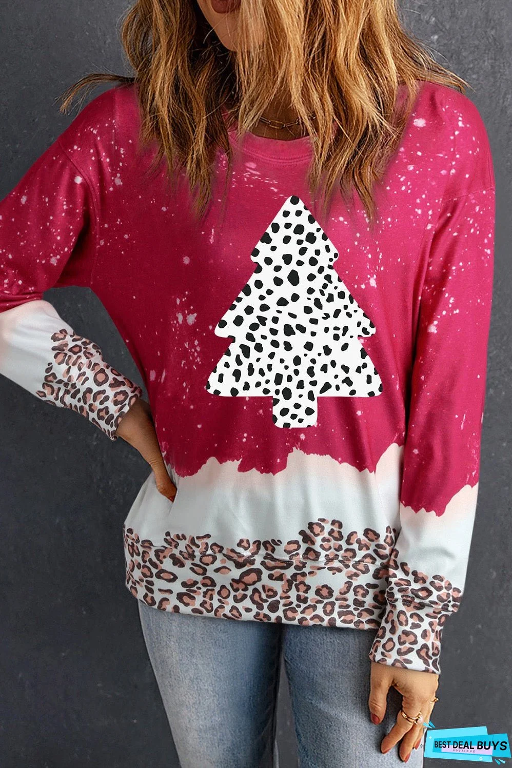 Christmas Tree Loose Fit Sweatshirt